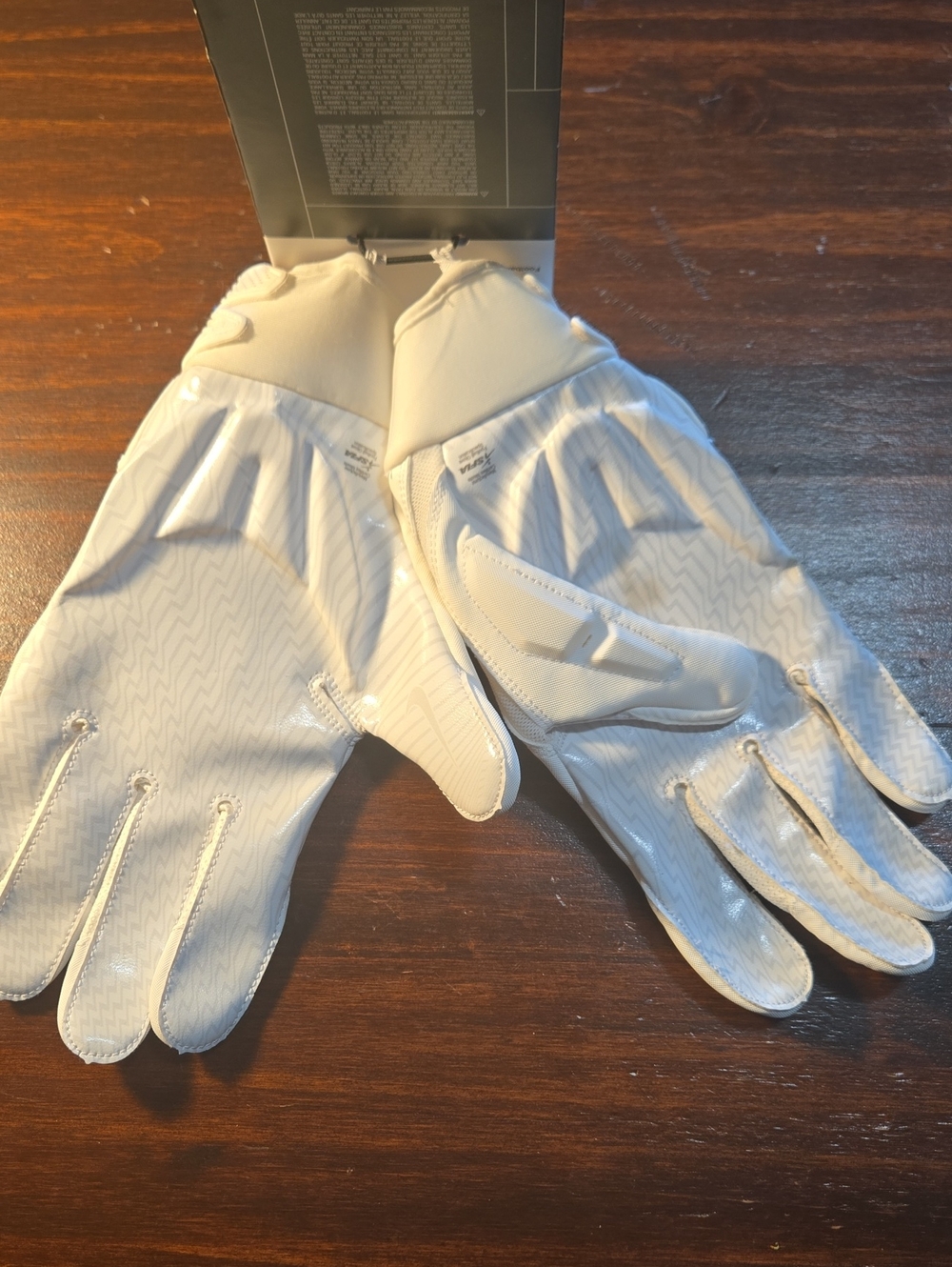 NWT! Mens Nike White Padded Football D-tack Gloves In Size Xxl - Picture 7 of 8